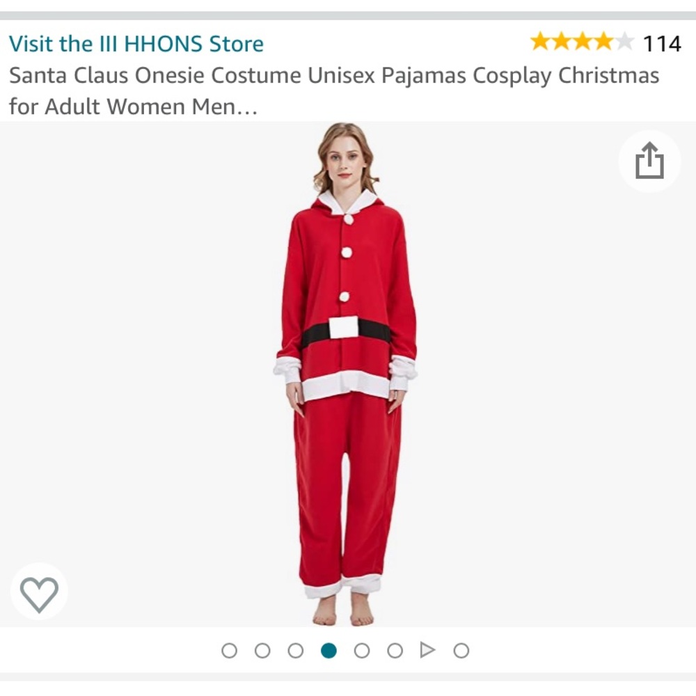 Santa Costume Onesie (Small)